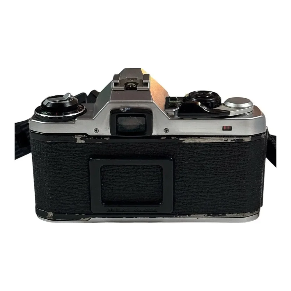 Pentax MX Black 35mm SLR Film Camera W/ 2.8 Telephoto Lens Pentax K Mount & Case